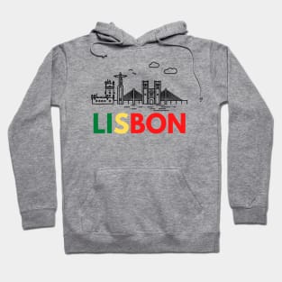 Lisbon City (Portugal flag) Hoodie